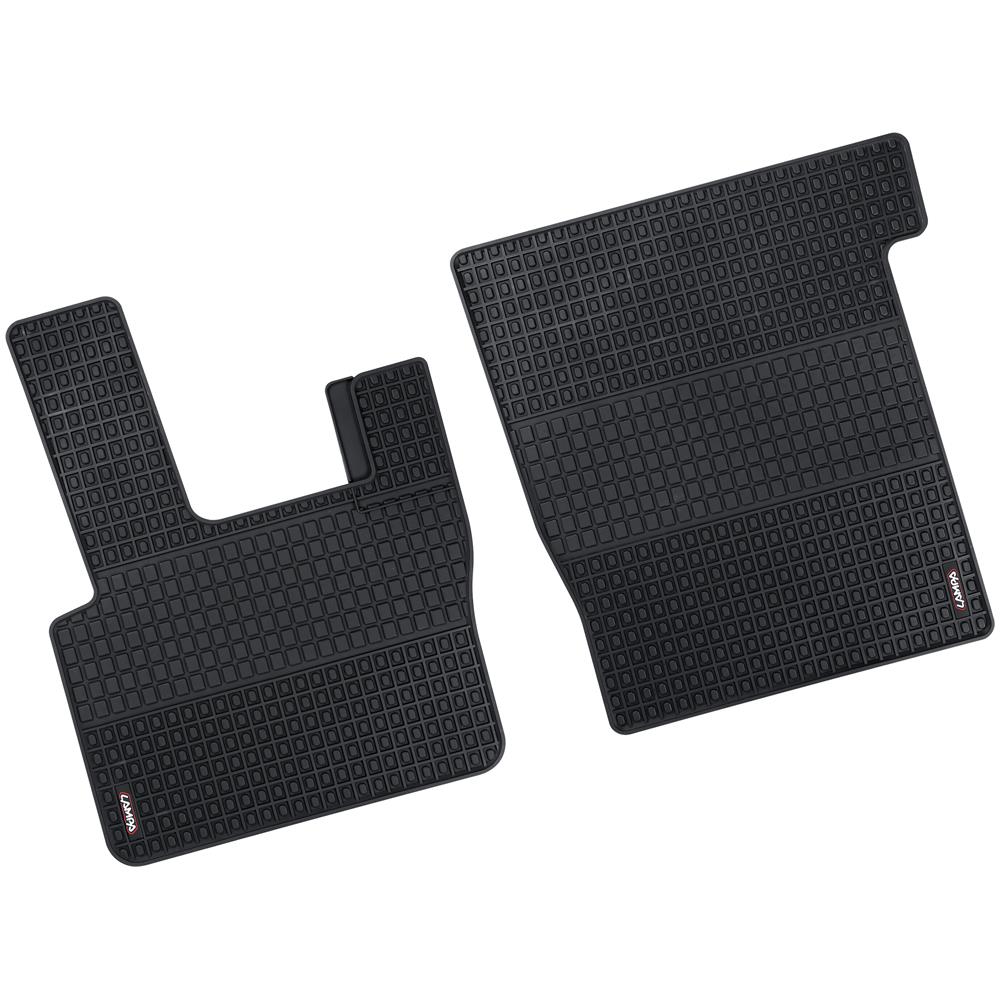 Coppia Tappeti Su Misura In Eco Gomma Per Camion - Compatibile Per Daf 95xf (01/97>09/03) - Daf Cf (07/13>) - Daf Cf65 (01/01>12/14) - Daf Cf75 (01/01>12/14) - Daf Cf85 (04/06>12/14) - Daf Xf 105 (02/04>12/14) - Daf Xf 95 (11/01>12/07) - Foto 1