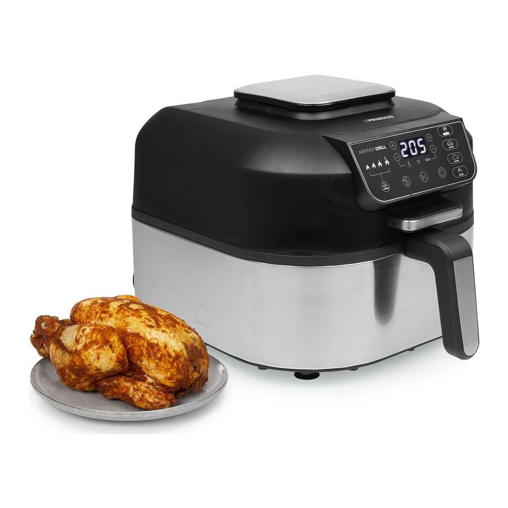 01.182092.01.001 friggitrice Singolo 5,6 L Indipendente 1760 W Friggitrice ad aria calda Nero, Argento - Foto 2