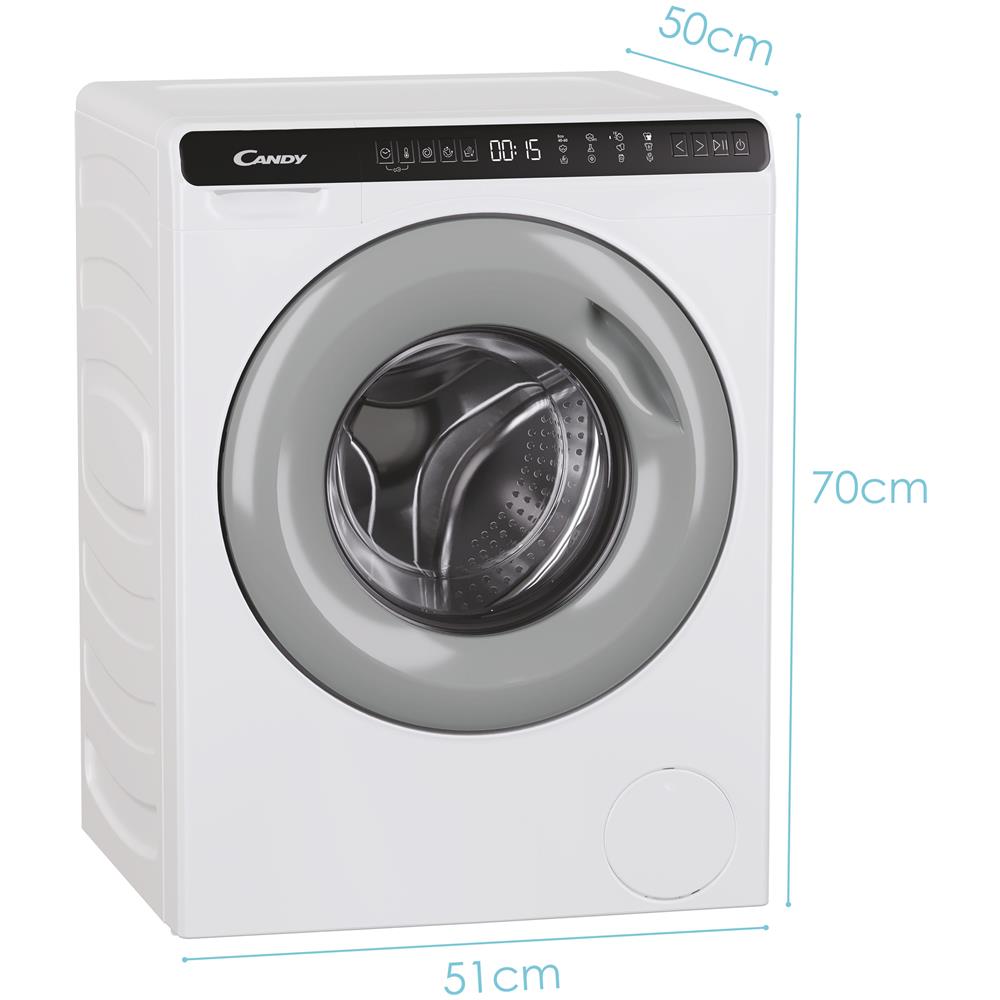 CW50-BP12307G-S lavatrice Caricamento frontale 5 kg 1200 Giri /min Bianco - Foto 8