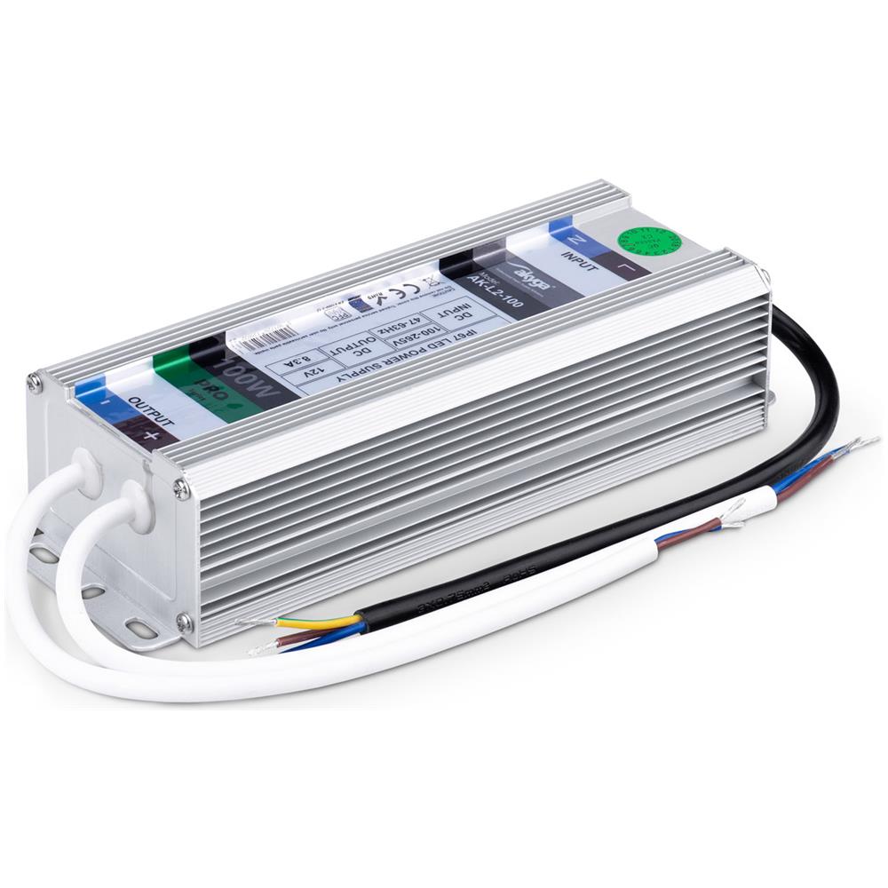 AK-L2-100 adattatore e invertitore Auto /interno 100 W Alluminio - Foto 2
