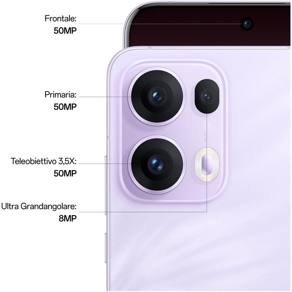 Reno13 Pro 5G 512GB 12GB Ram Display 6.83" Main Camera 50MP Dual Nano Sim USB Type-C Dimensity 8350 5800mAh Plume Purple - Foto 7