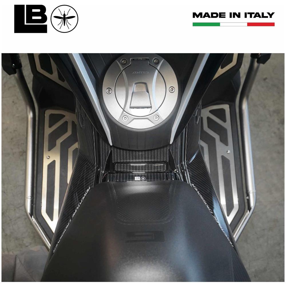 Adesivi 3D Protezioni Centrali Pedana Scooter Compatibili Con Zontes 368 G 2025 - Foto 3