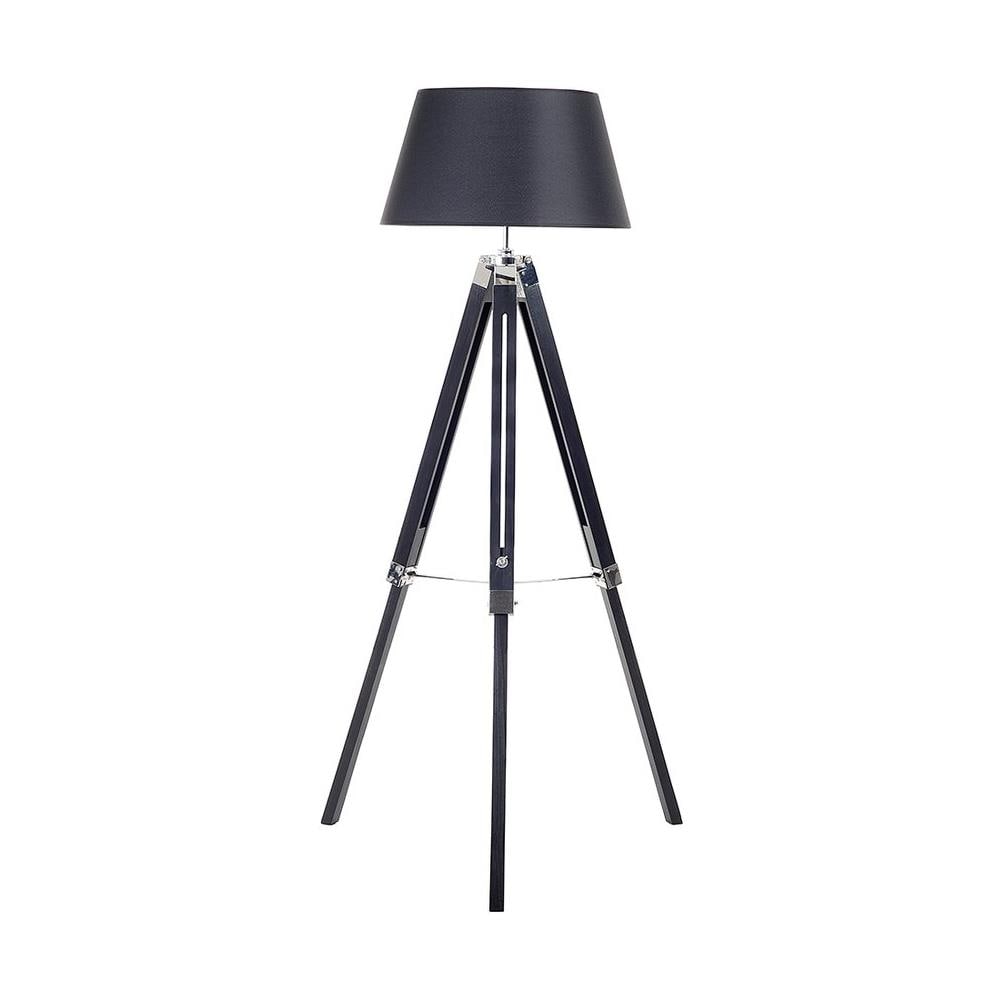 Lampada Da Pavimento In Legno Nero Madeira - Foto 1