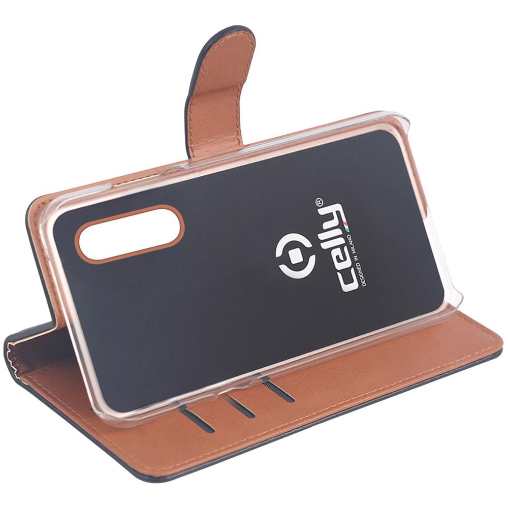 Custodia Wally in Similpelle per Xiaomi MI9 - Colore Nero - Foto 2