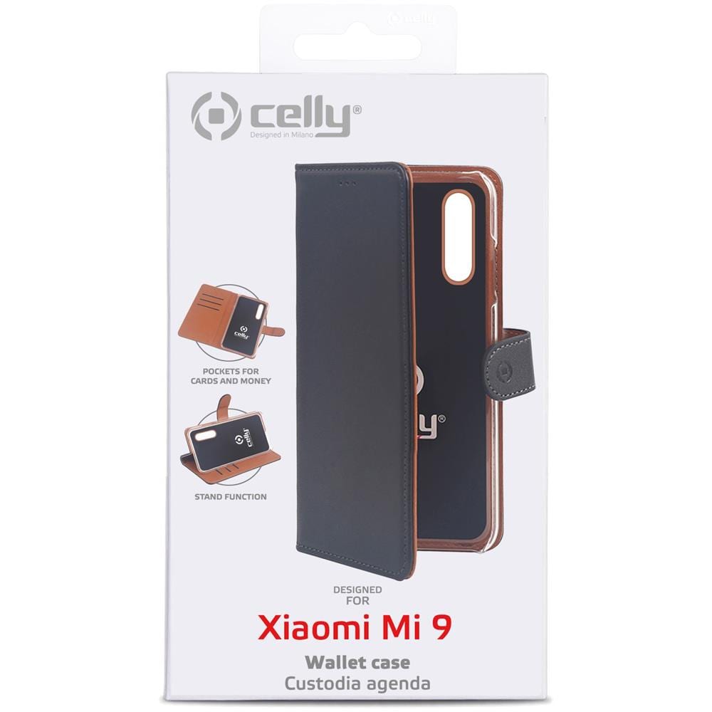 Custodia Wally in Similpelle per Xiaomi MI9 - Colore Nero - Foto 4