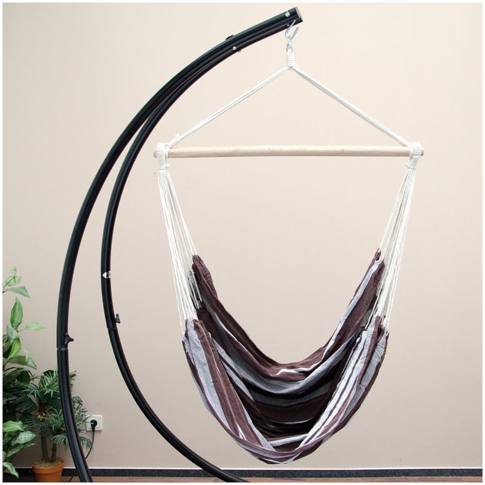 Amaca Per Sedersi 2 Persone 150kg Sedile Sospeso A 2 Posti Poltrona Di Cotone 185x130cm Incl - Foto 7