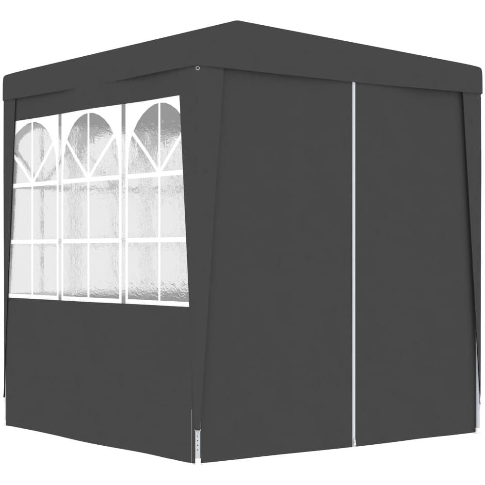 Gazebo Professionale Con Pareti 2x2 M Antracite 90 G / m² - Foto 1