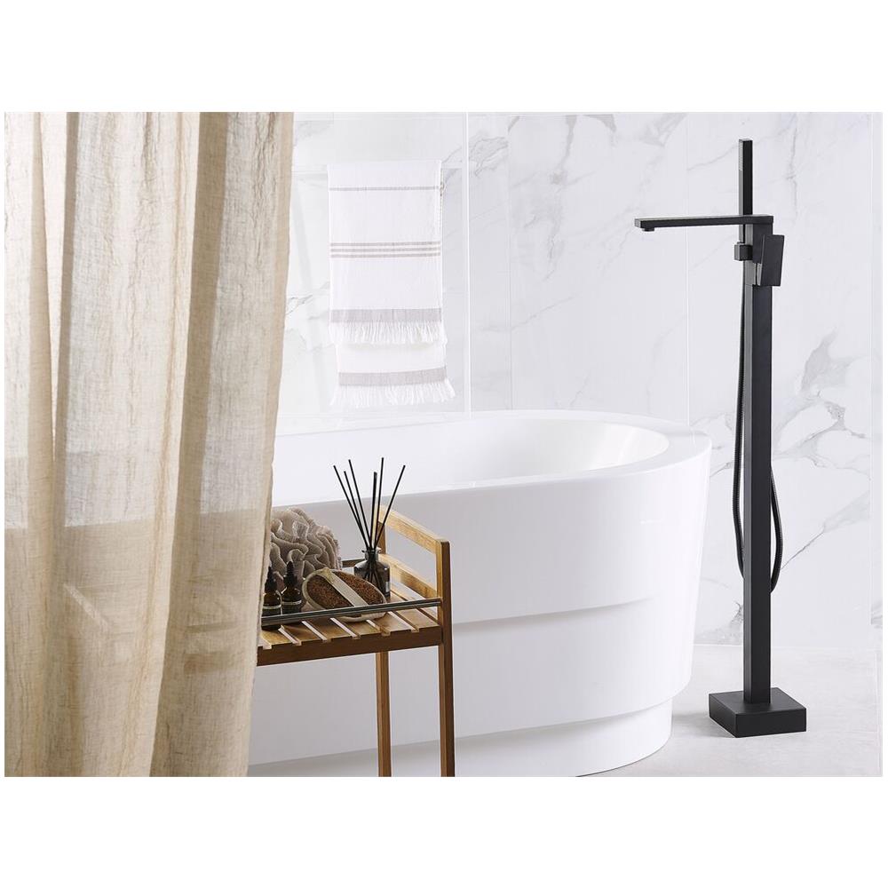 Miscelatore Monocomando Vasca Freestanding Nero Della - Foto 2