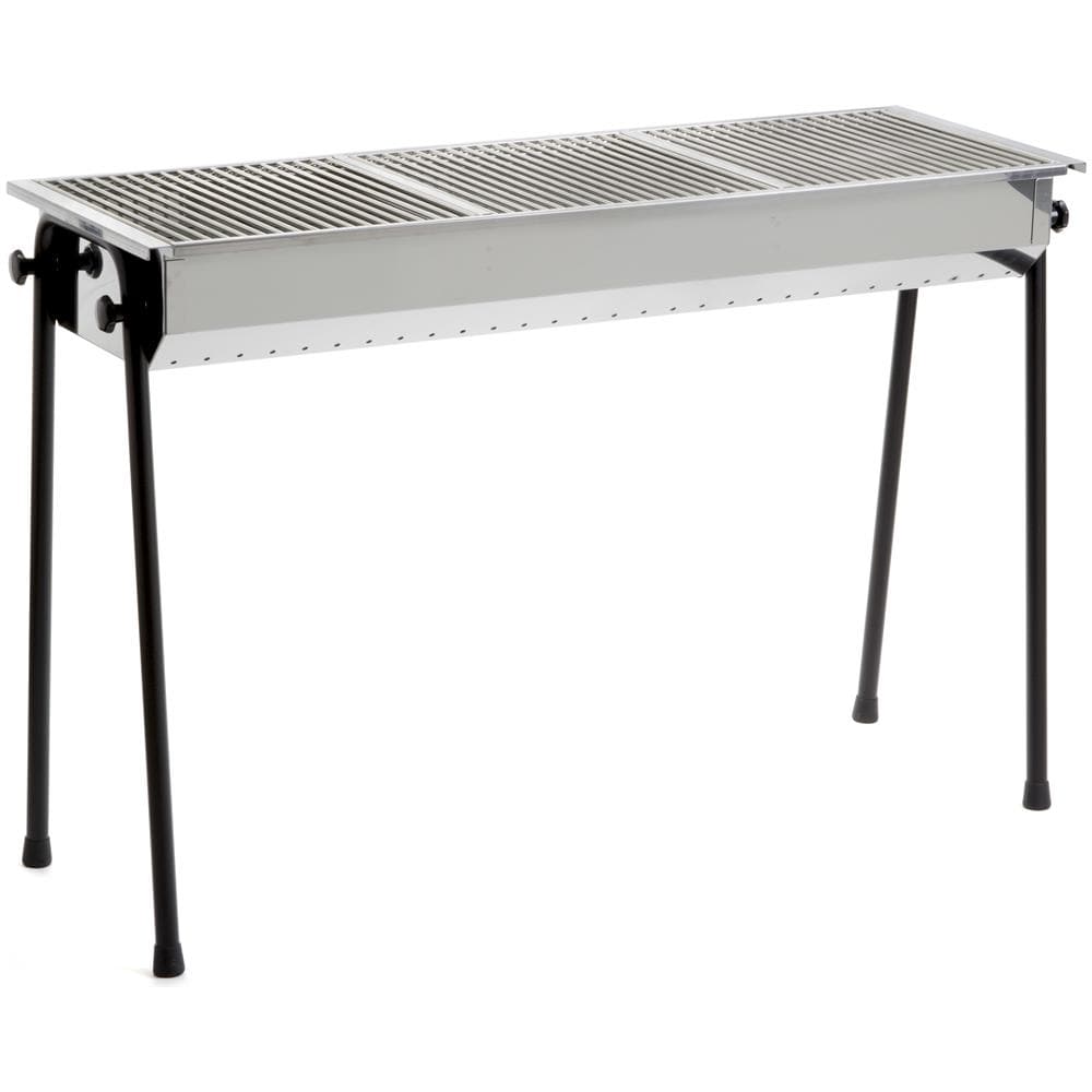 RESTO Barbecue Zona cottura Carbone (combustibile) Nero, Acciaio inox - Foto 1