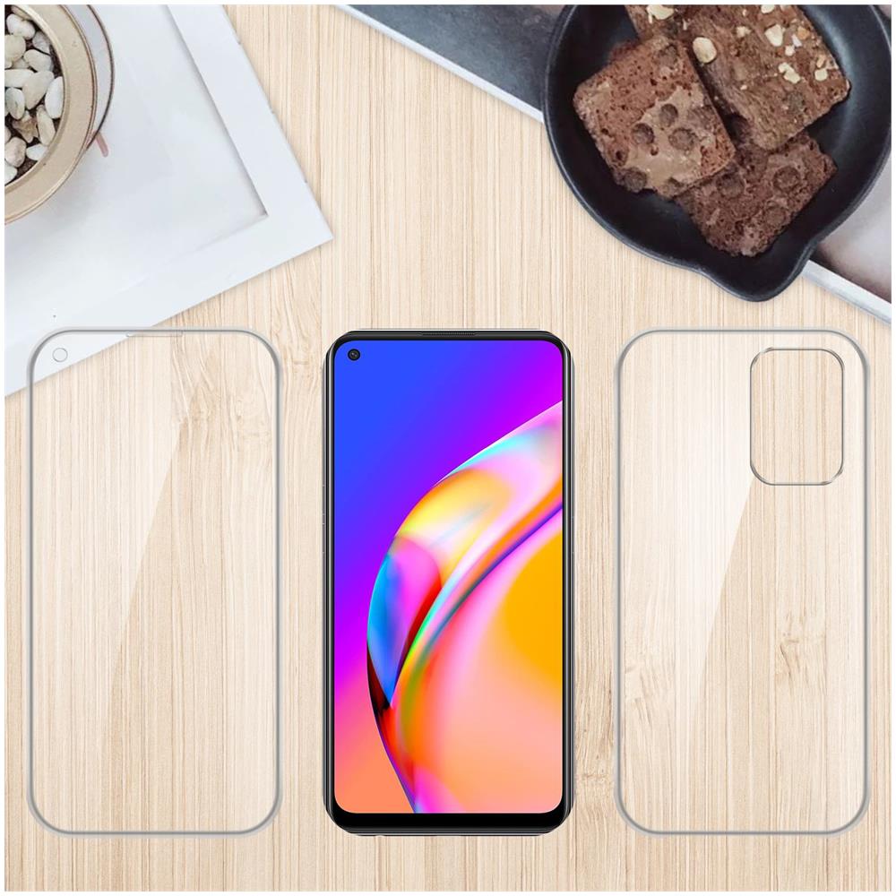 Custodia Compatibile Con Oppo A94 5g In Transparente - 360° Full Body Copertura Protettiva - Protezione Anteriore E Posteriore, Protezione A Tutto Tondo Con Protezione Del Display - Foto 6