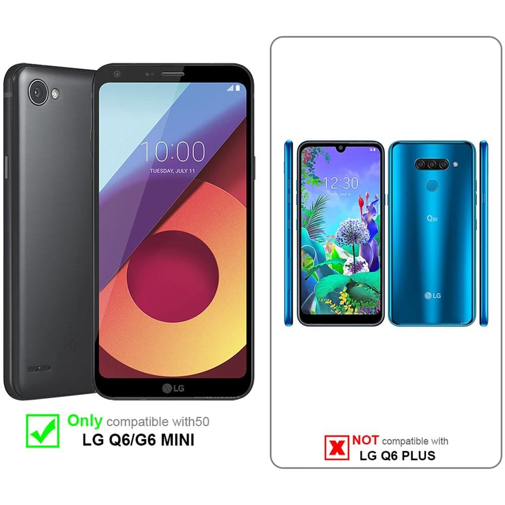 Cadorabo Custodia Compatibile Con Lg Q6 / G6 Mini In Candy Rosso - Coperchio Protettivo In Silicone Tpu Flessibile - Foto 2