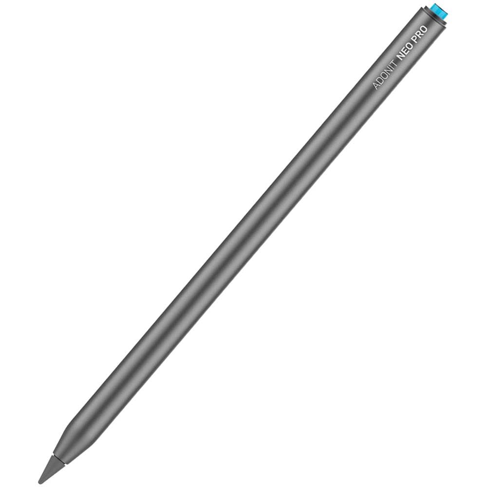 Pennino Per Tablet Magnetico Ricarica Wireless Punta Intercambiabile, Grigio Scuro - Foto 1