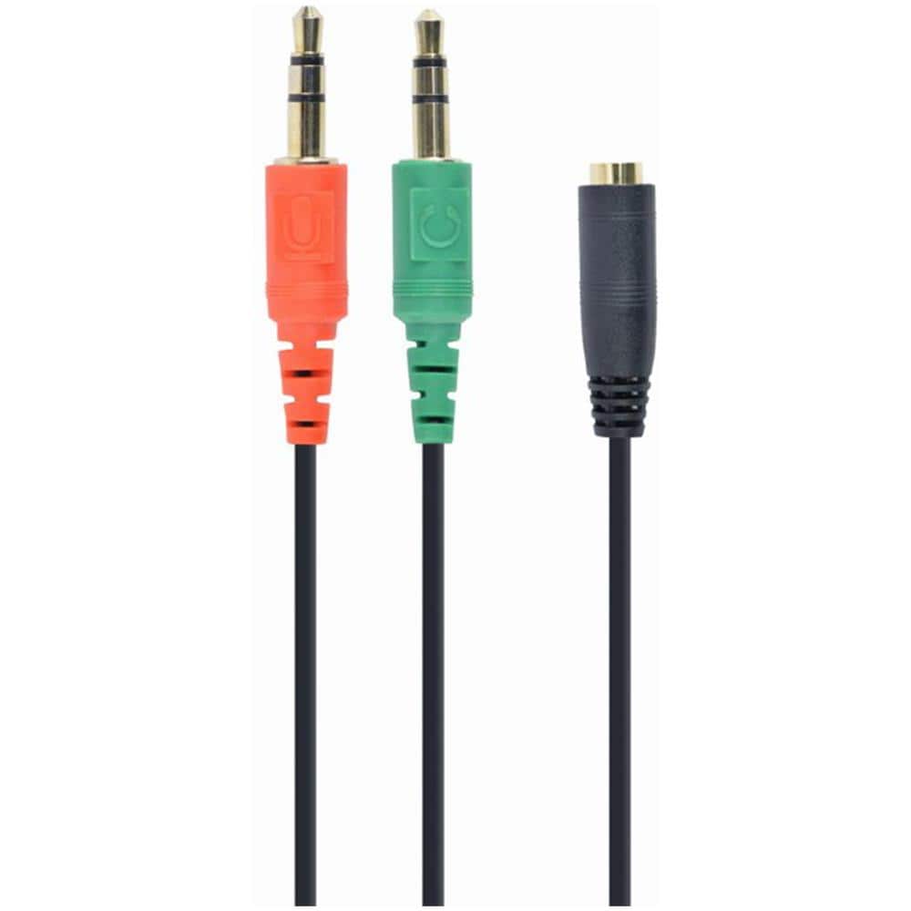 Cavo Cablexpert Da 3,5 Mm 4 Pin Maschio A Microfono Femmina Da 3,5 Mm Cca-418 - Foto 2