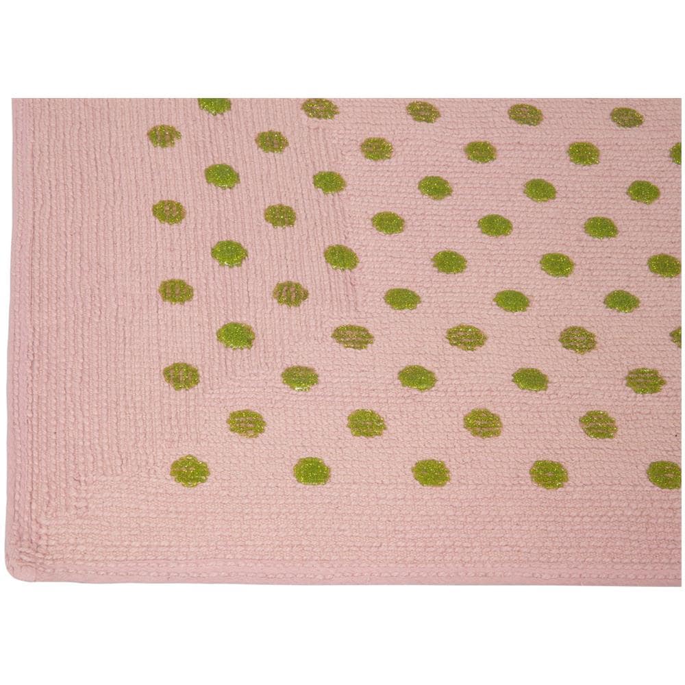 Tappeto Casa Bagno Cotone Spugna Morbida Tinta Unita Antiscivolo Sirio Rosa 55x130 Rosa - Foto 2
