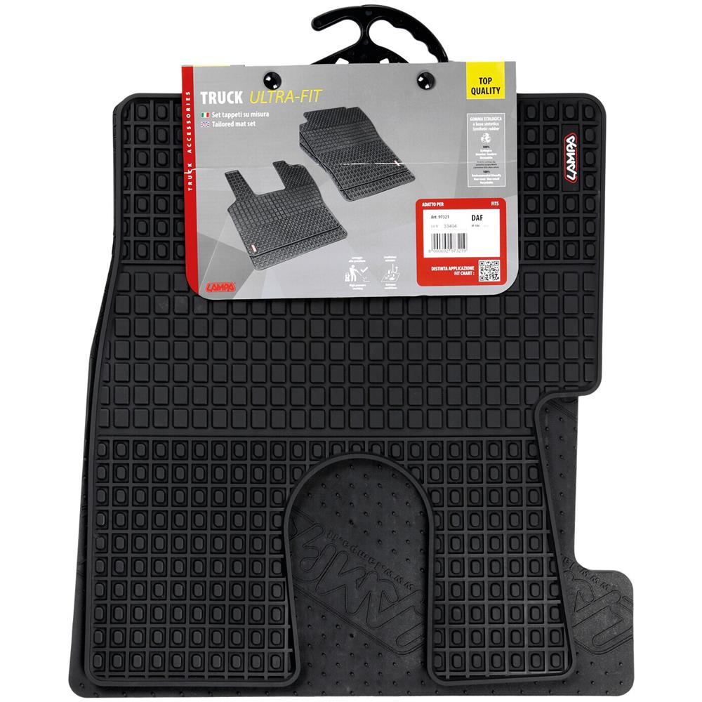 Coppia Tappeti Su Misura In Eco Gomma Per Camion - Compatibile Per Daf Xf 106 (10/12>05/21) - Foto 2