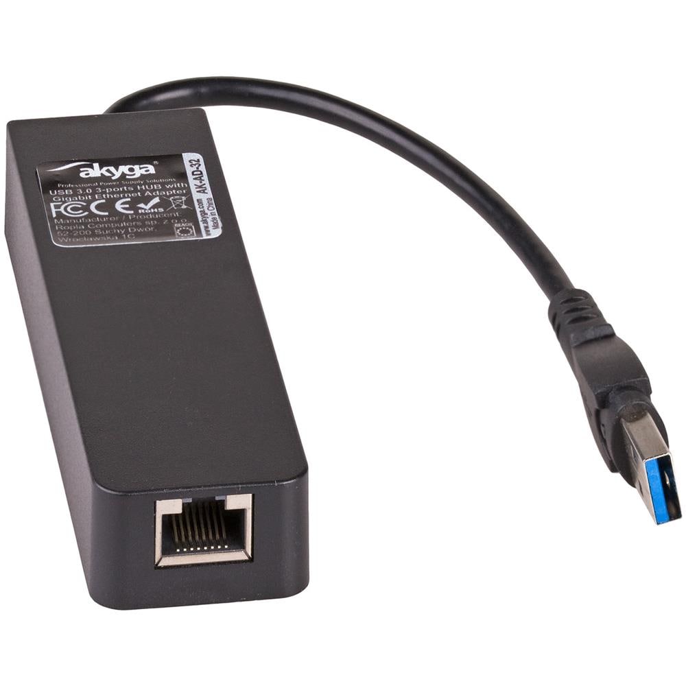 AK-AD-32 replicatore di porte e docking station per laptop USB 3.2 Gen 1 (3.1 Gen 1) Type-A Nero - Foto 2