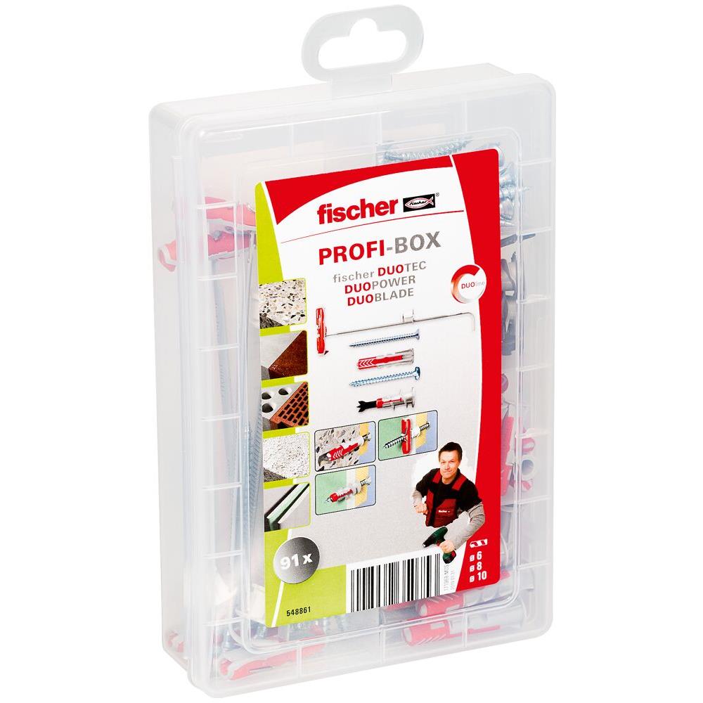 548861 ancoraggio a vite e tassello 91 pz Kit di viti e tasselli a muro - Foto 1