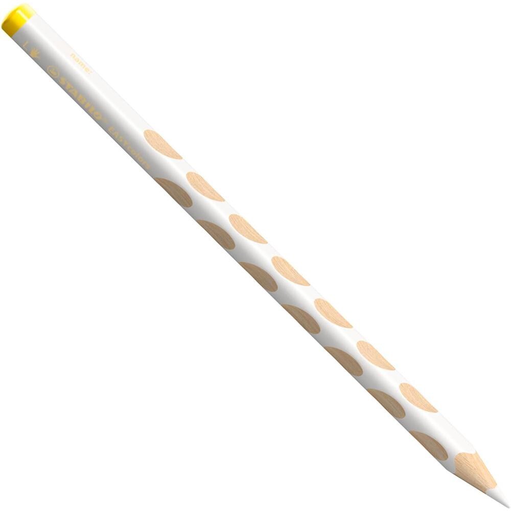 EASYcolors - Matita colorata Ergonomica - per Mancini - Confezione da 6 - Bianco - Foto 2