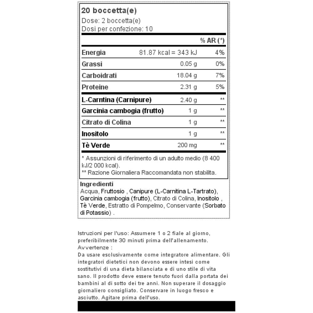 X-tra L-carnitine 20 Viales - - Carnitine - - Foto 2