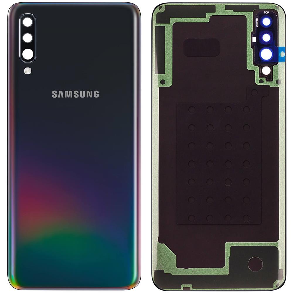 Copribatteria / Facciata Posteriore Nera Galaxy A70 Originale - Foto 1