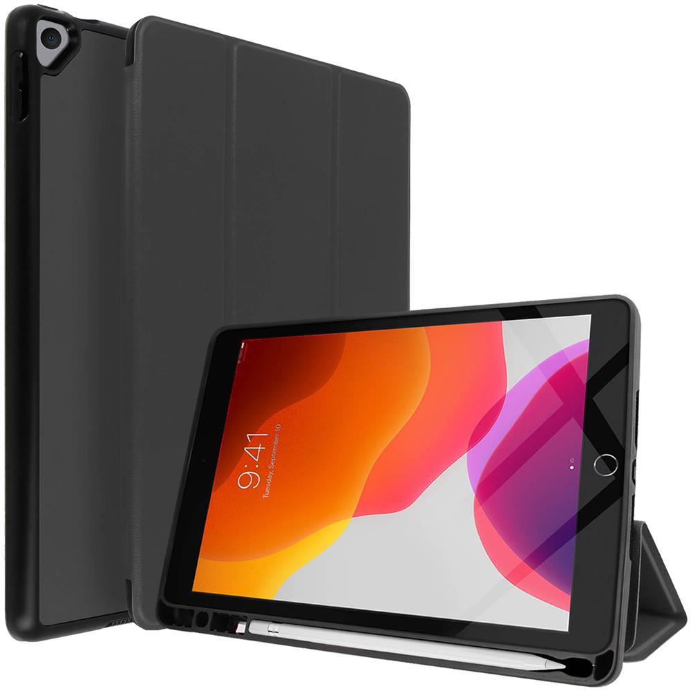 Custodia Ipad 9 2021 Ipad 8 2020 Ipad 7 2019 Supporto Tastiera Grigio - Foto 6