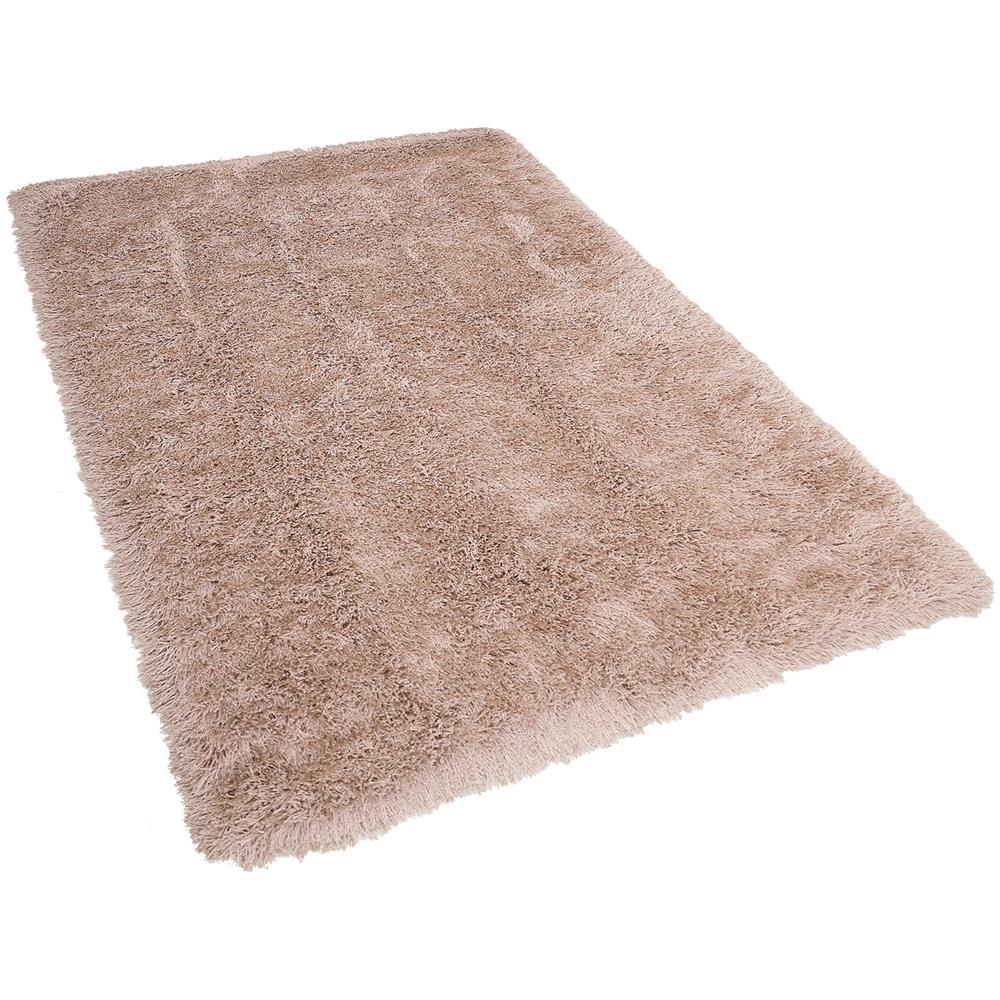 Tappeto Shaggy Rettangolare Di Color Beige 160 X 230 Cm Cide - Foto 1
