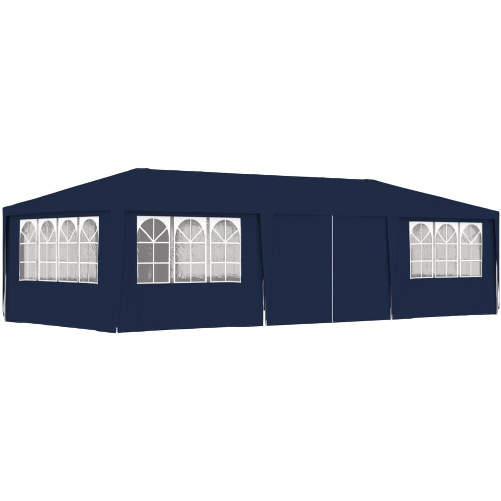 Gazebo Professionale Con Pareti 4x9 M Blu 90 G / m² - Foto 1