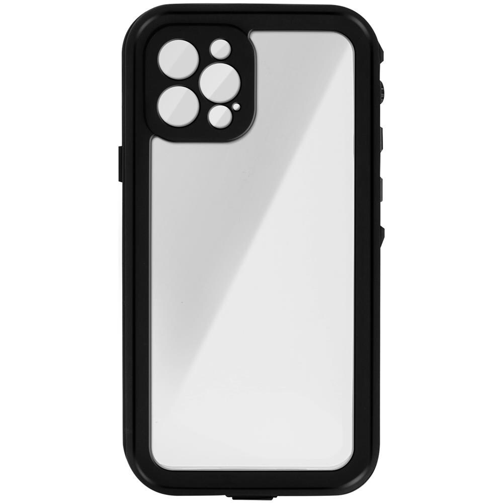 Cover Iphone 12 Pro Waterproof 2m Con Vetrino Nero - Foto 1