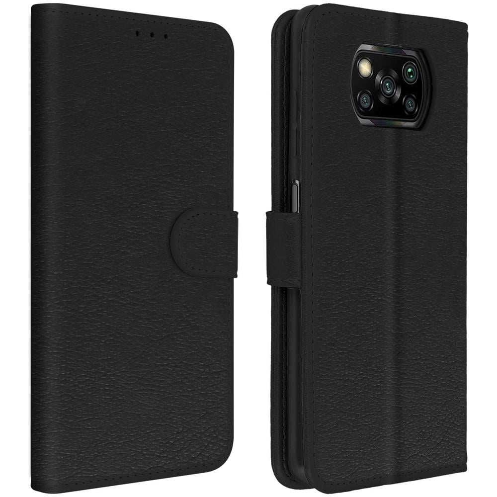Custodia Xiaomi Poco X3 / X3 Pro Portadocumenti Funzione Supporto Nero - Foto 1