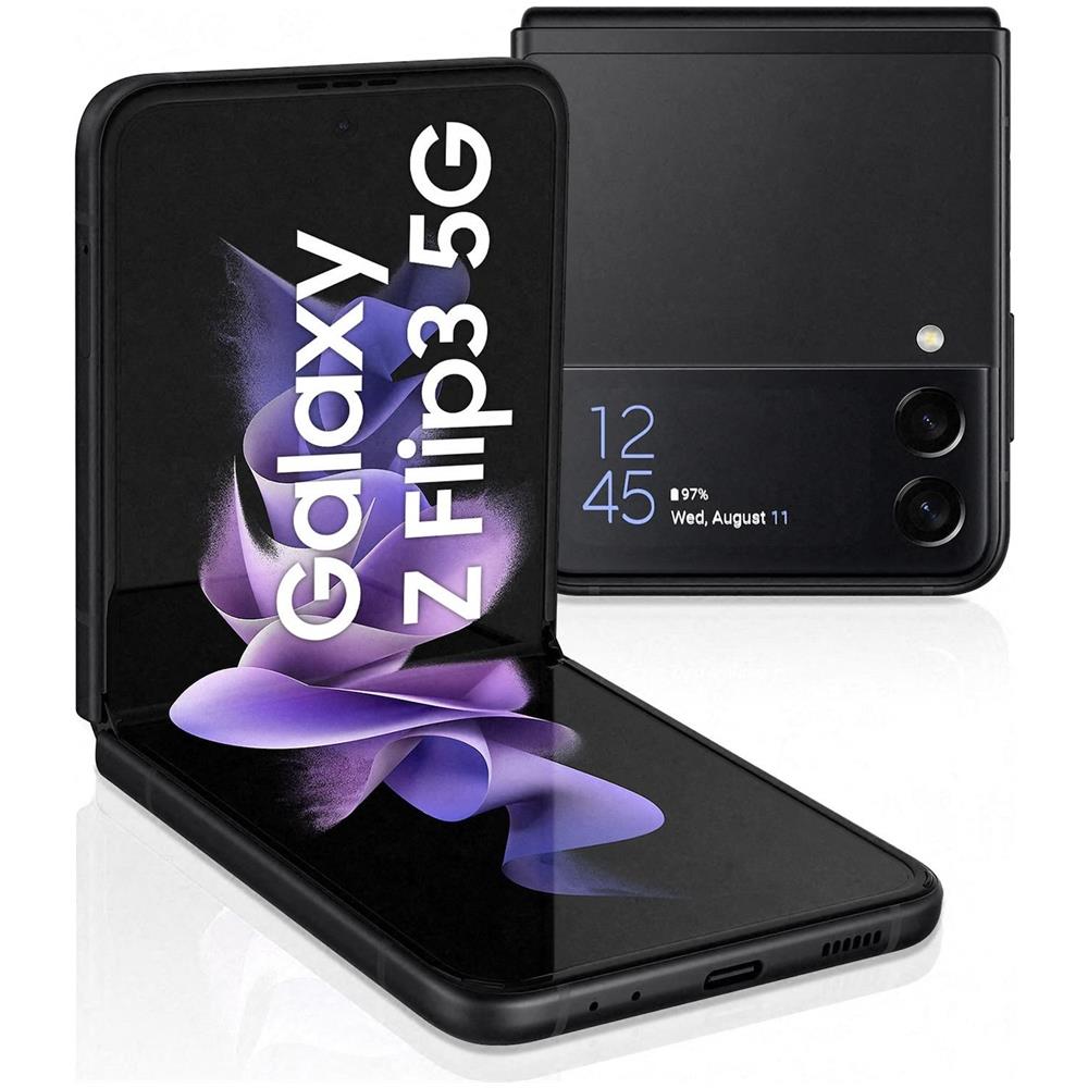 Galaxy Z Flip3 5G 256 GB 8 GB RAM Dual Sim Display 6.7" Full HD+ Fotocamera 12 Mpx Android Europa Nero - Foto 1