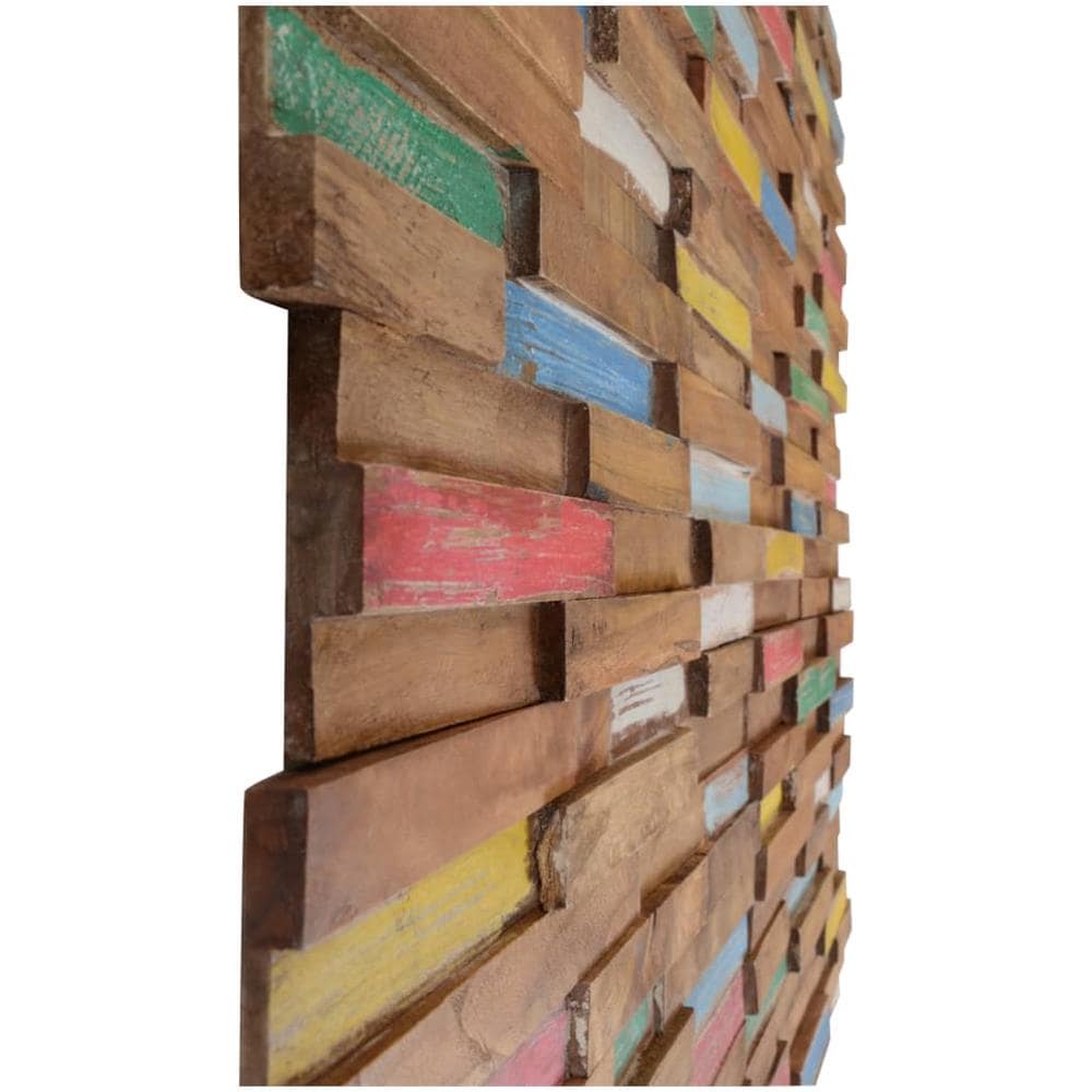 Pannelli per Pareti 10 pz 1,03 m² in Legno Massello di Teak - Foto 9