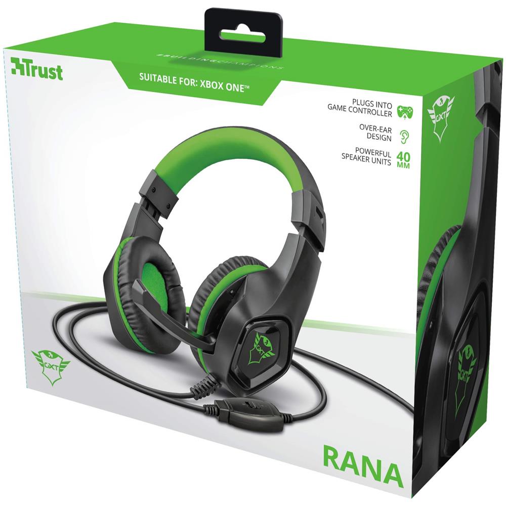 GXT 404G Cuffia Padiglione auricolare Nero, Verde - Foto 4
