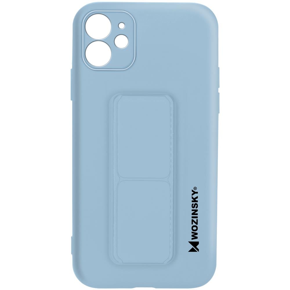 Cover Per Iphone 12 Cavalletto Pieghevole Magnetico Azzurra - Foto 1