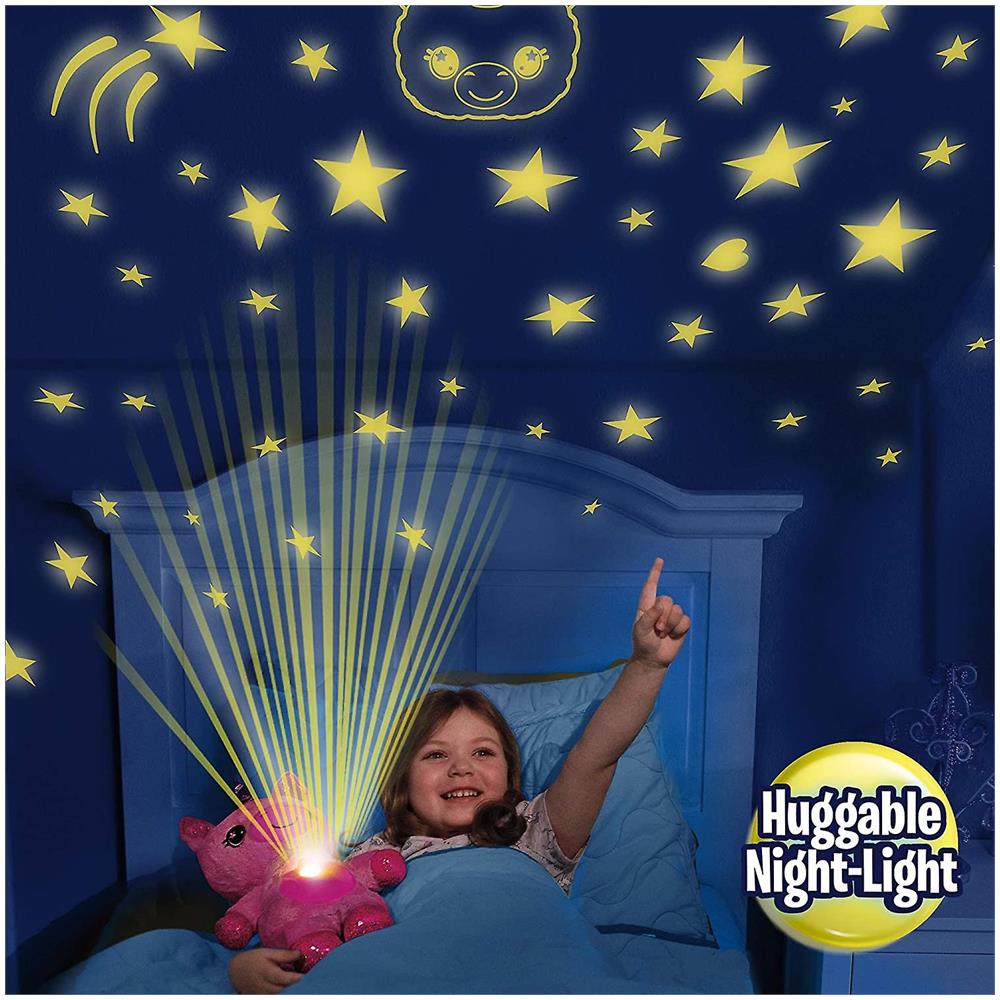 Ontel Star Belly Dream Lites, Luce Notturna Peluche, Cucciolo Blu Peluche (unicorno Rosa) - Foto 2
