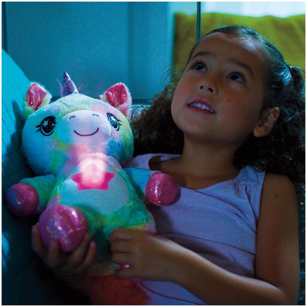 Ontel Star Belly Dream Lites, Luce Notturna Peluche, Cucciolo Blu Peluche (unicorno Rosa) - Foto 5