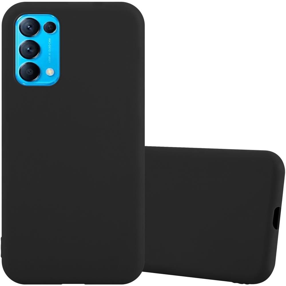 Custodia Compatibile Con Oppo Find X3 Lite In Candy Nero - Coperchio Protettivo In Silicone Tpu Flessibile - Foto 1