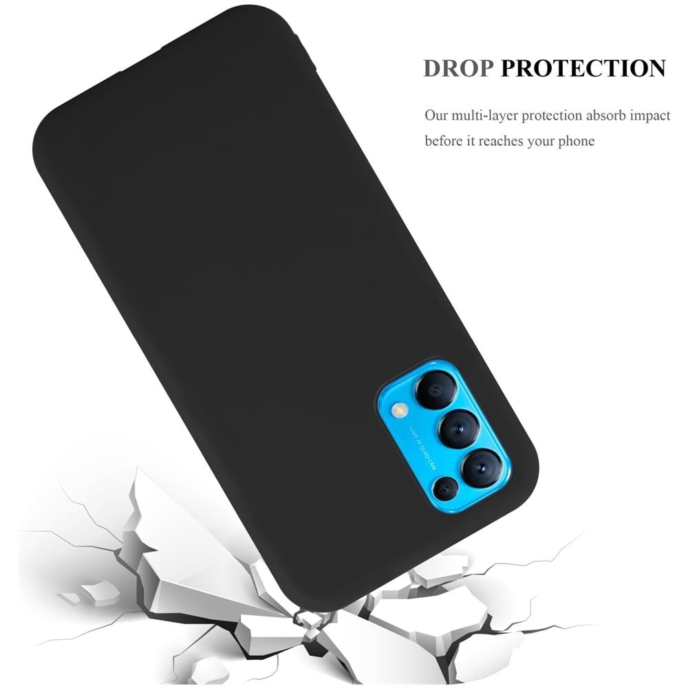 Custodia Compatibile Con Oppo Find X3 Lite In Candy Nero - Coperchio Protettivo In Silicone Tpu Flessibile - Foto 7