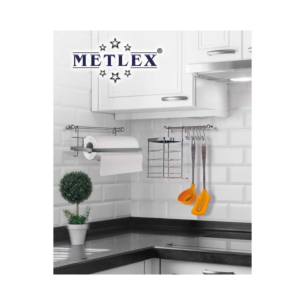 Ringhiera Per Cucina A 10 Elementi Mx-4540 Argento - Foto 2