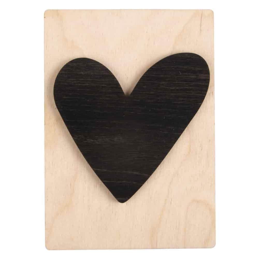 Forma Di Legno Nero 14,8 X 10,5 Cm - Foto 1