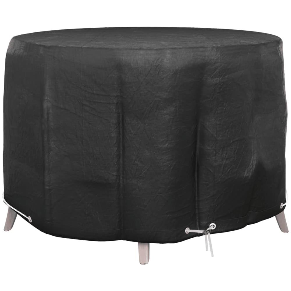 Copertura Mobili Da Giardino Con 6 Occhielli 125x75 Cm Rotonda - Foto 1