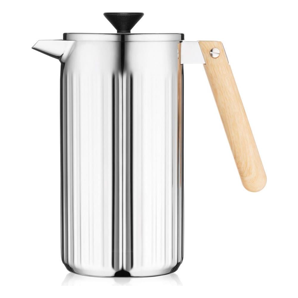 Caffettiera Manuale 11910-16 Caffettiera a Stantuffo 1L 8 Tazze Colore Cromo - Foto 1