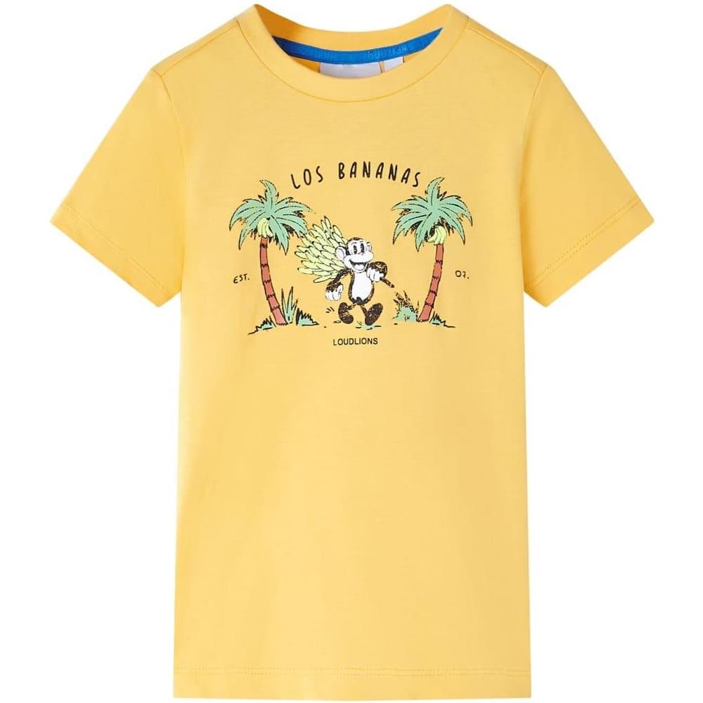 Maglietta per Bambini Ocra Chiaro 104 - Foto 1