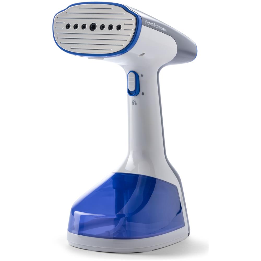 Steam Easy Express, ferro da stiro portatile verticale, piastra acciao, pronto in 30"", tasto erogazione vapore continuo, vapore continuo 25-30 g, serbatoio 250 ml, 1500 W - Foto 1