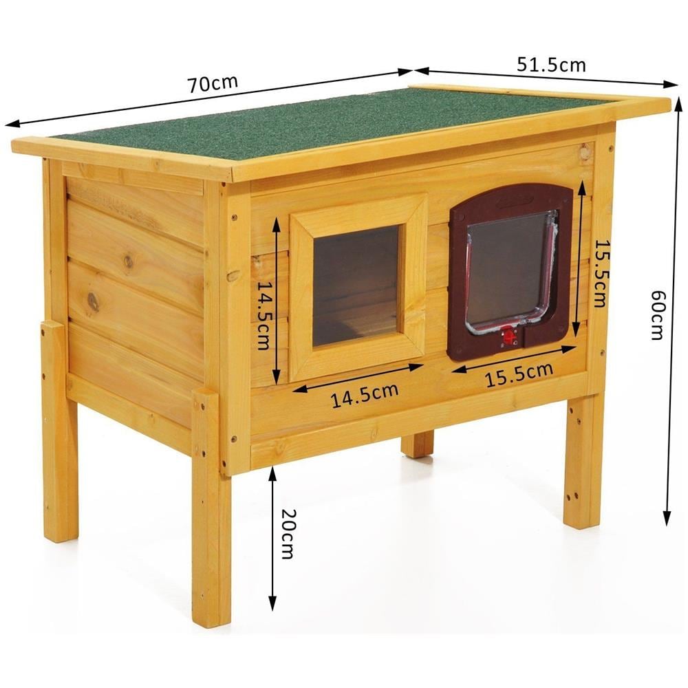 Cuccia Casetta Per Animali Domestici In Legno Di Abete - Foto 2