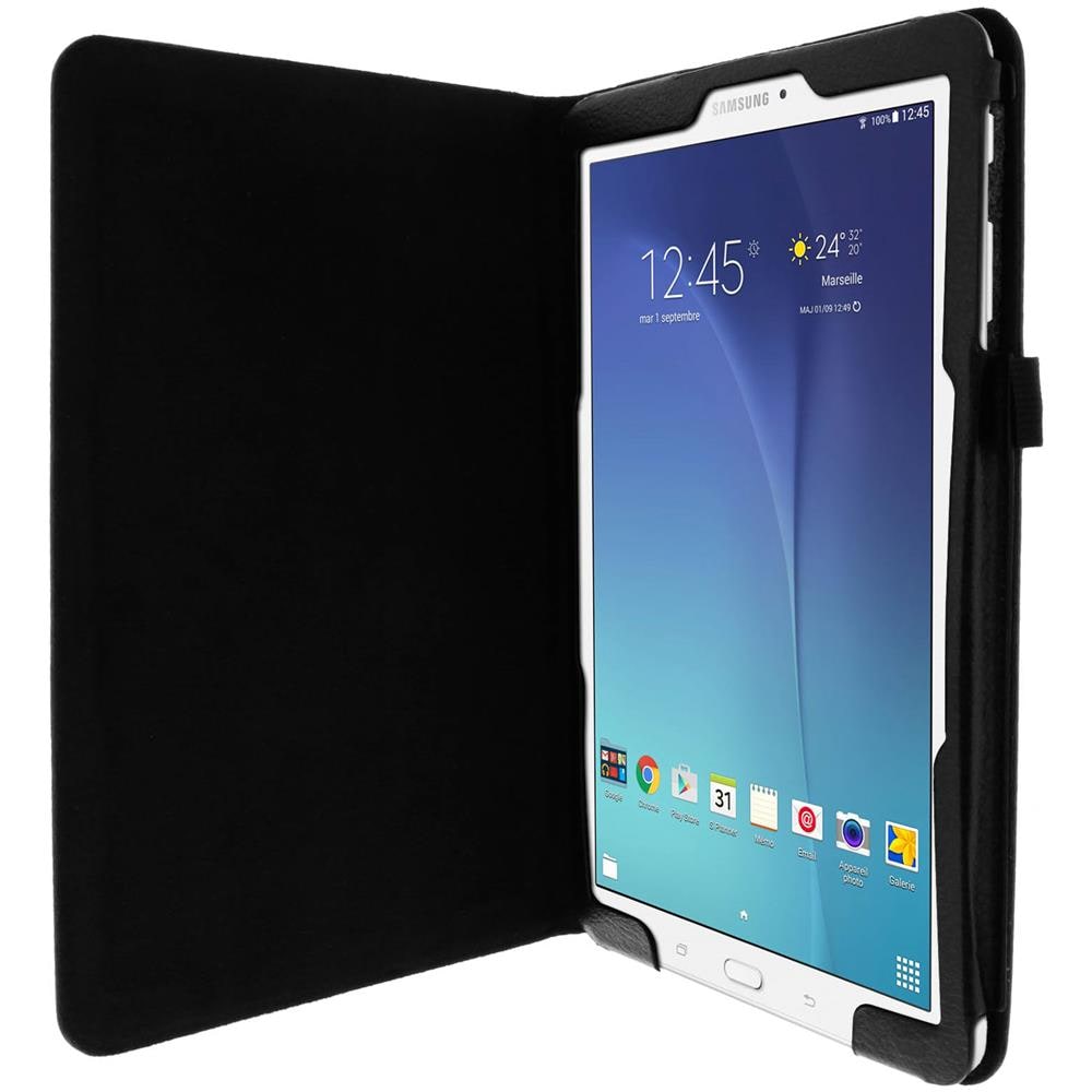 Custodia Stand Integrale Per Samsung Galaxy Tab E 9.6 - Nera - Foto 1