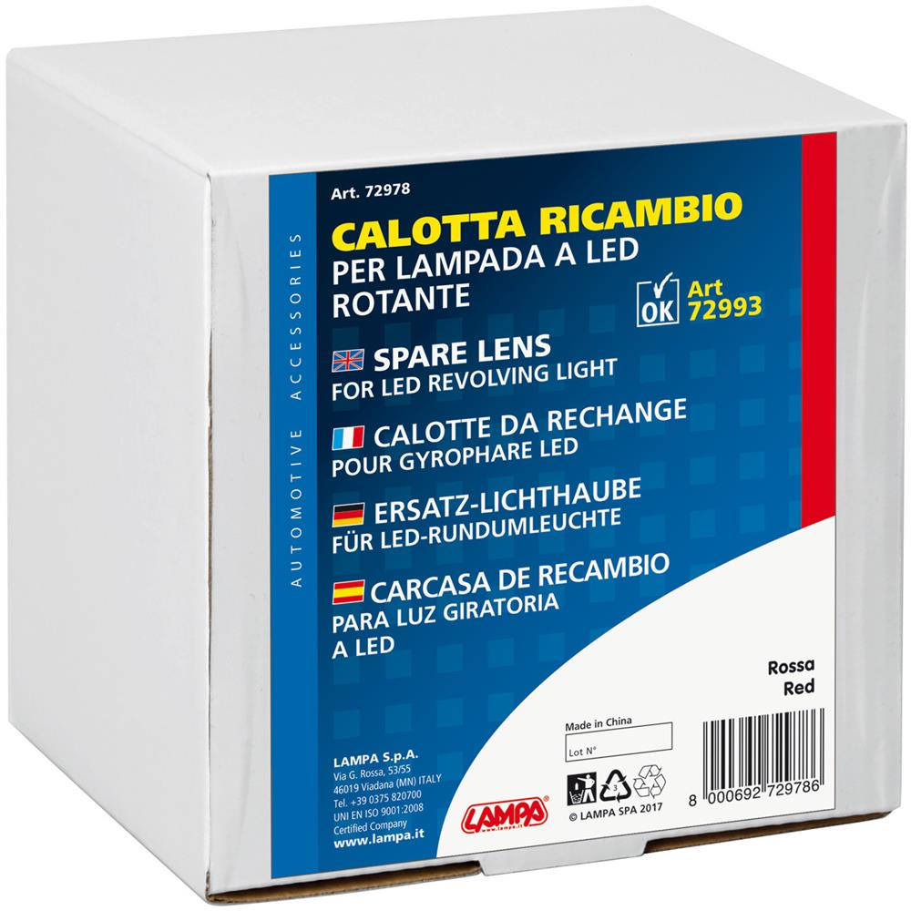 Calotta Ricambiode Rotanti Art72993 Rosso - Foto 2