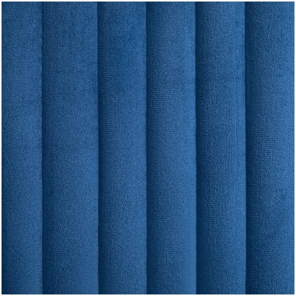 Sedie Da Pranzo 4 Pz Blu In Velluto - Foto 2