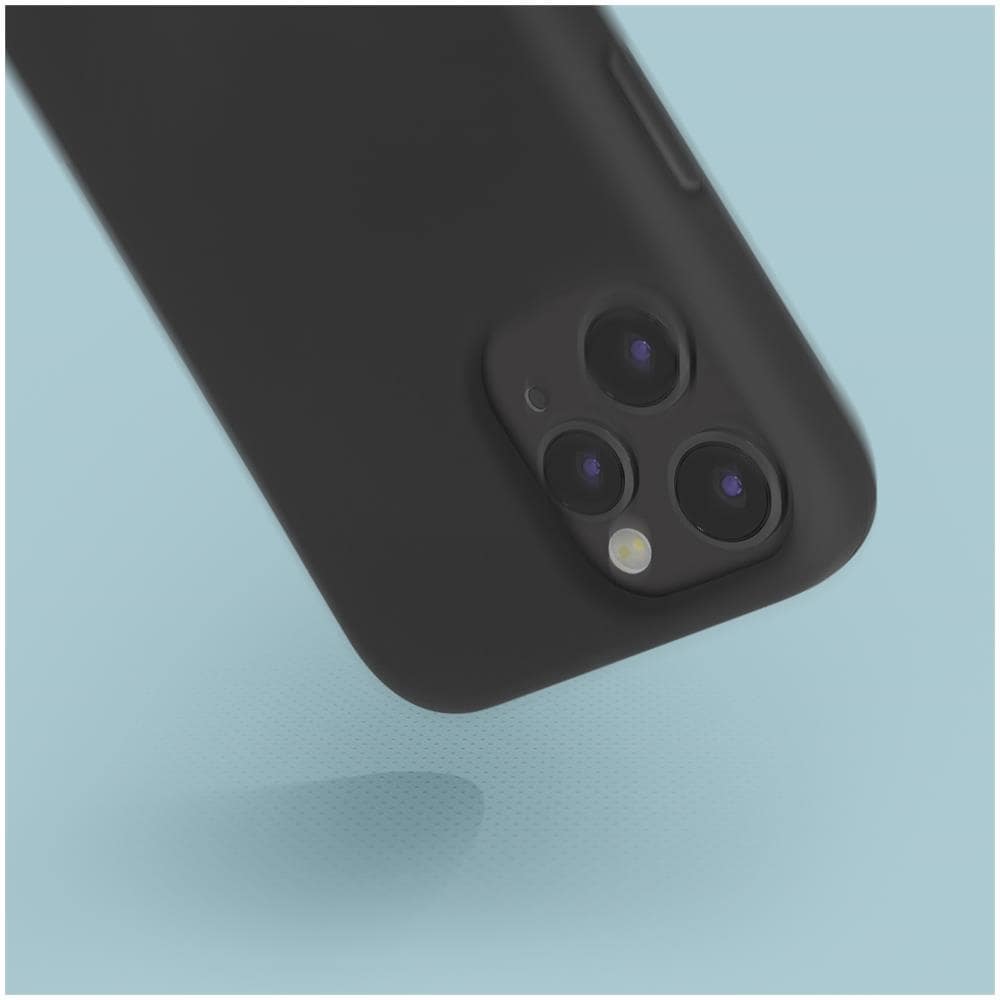 Cover Silicone Iphone 12 / 12 Pro Semi-rigida Opaca Soft Touch Nero - Foto 5