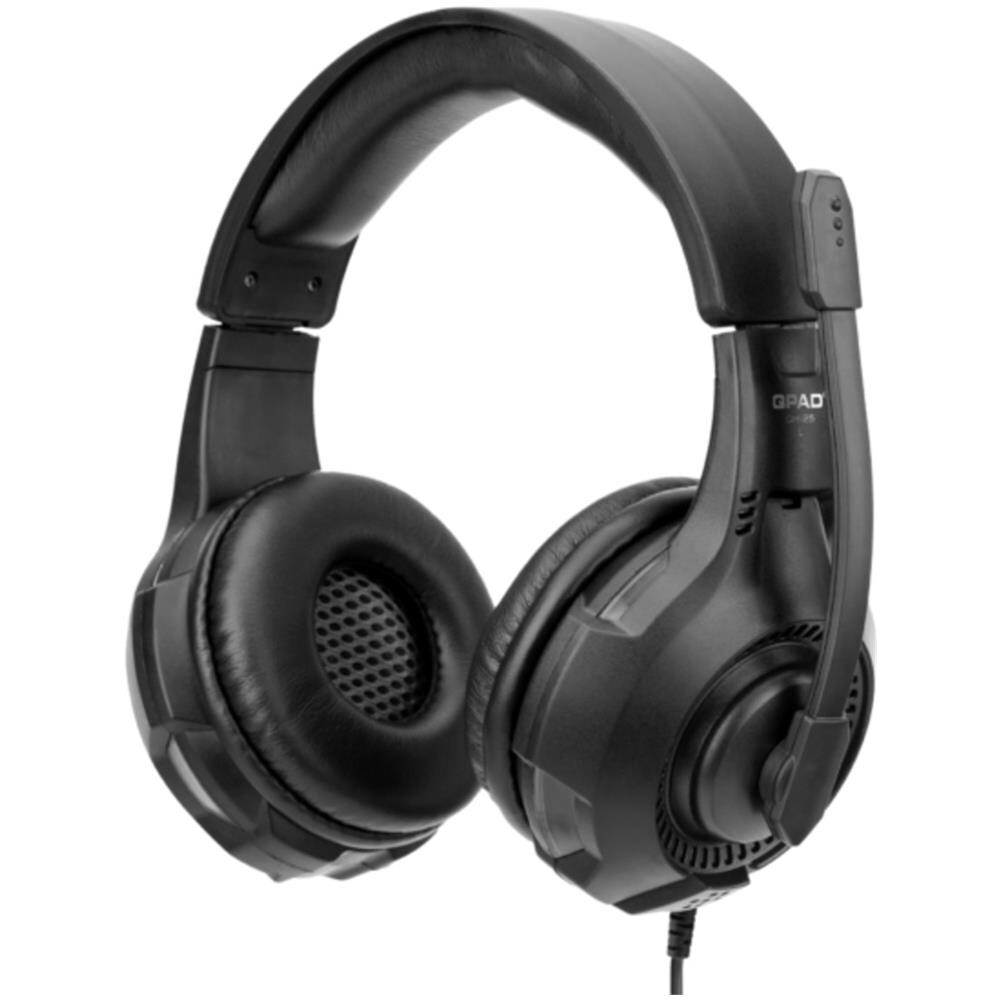 QH-25 Cuffia Padiglione Auricolare Gaming Nero - Foto 2