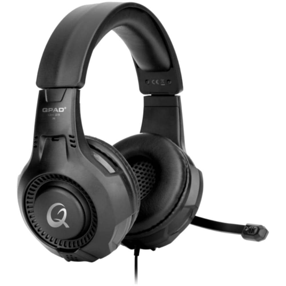 QH-25 Cuffia Padiglione Auricolare Gaming Nero - Foto 1